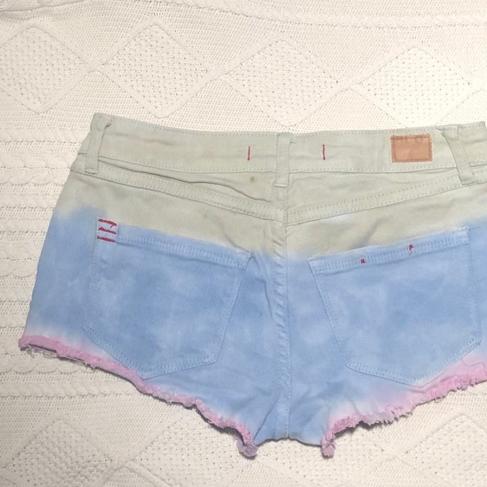Urban Outfitters BDG super shortie ombre shorts